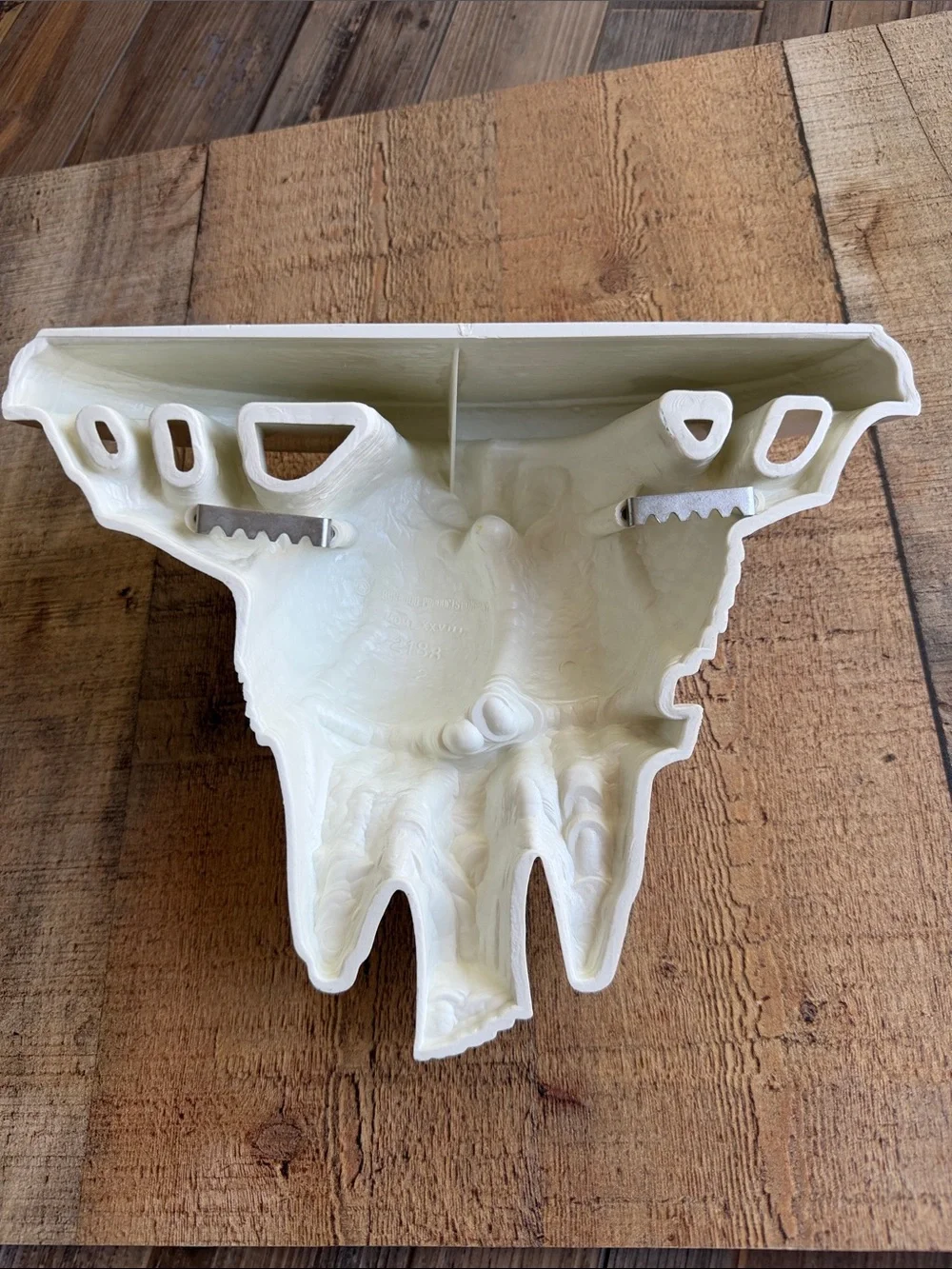 Burwood Products White Love Birds Dove Wall Shelf